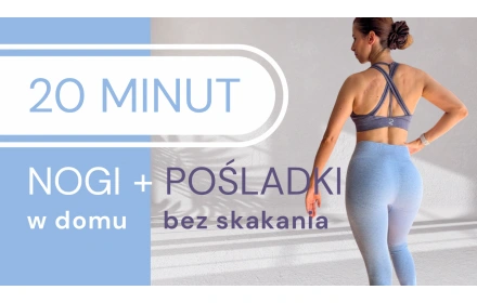 Nogi + pośladki | 20 minut | bez skakania